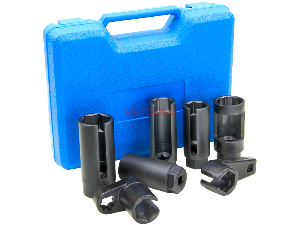 7pcs Oxygen O2 Sensor Diesel Fuel Injector Solenoid Wrench